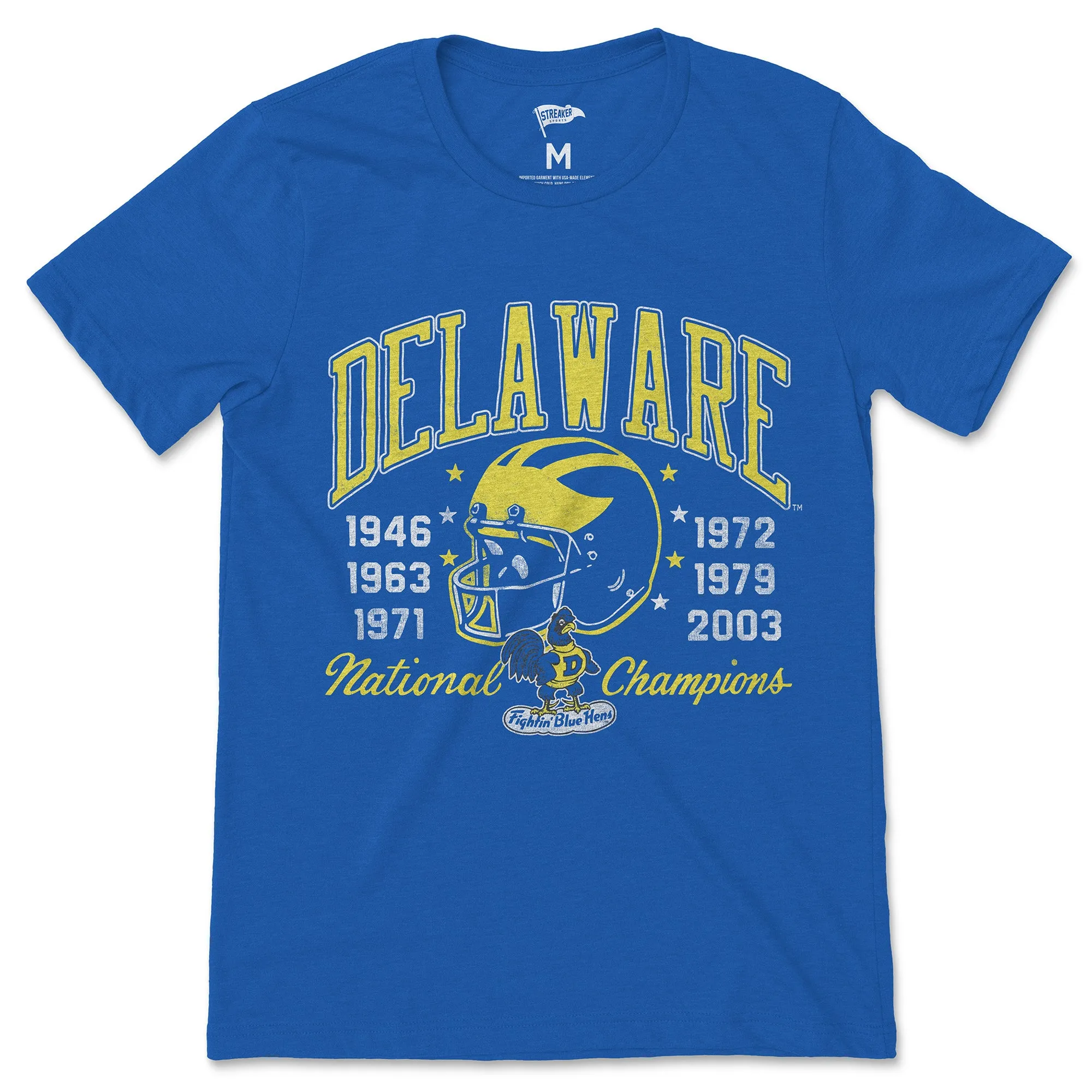 Delaware Vintage Football National Champs Tee sold by Streaker Sports