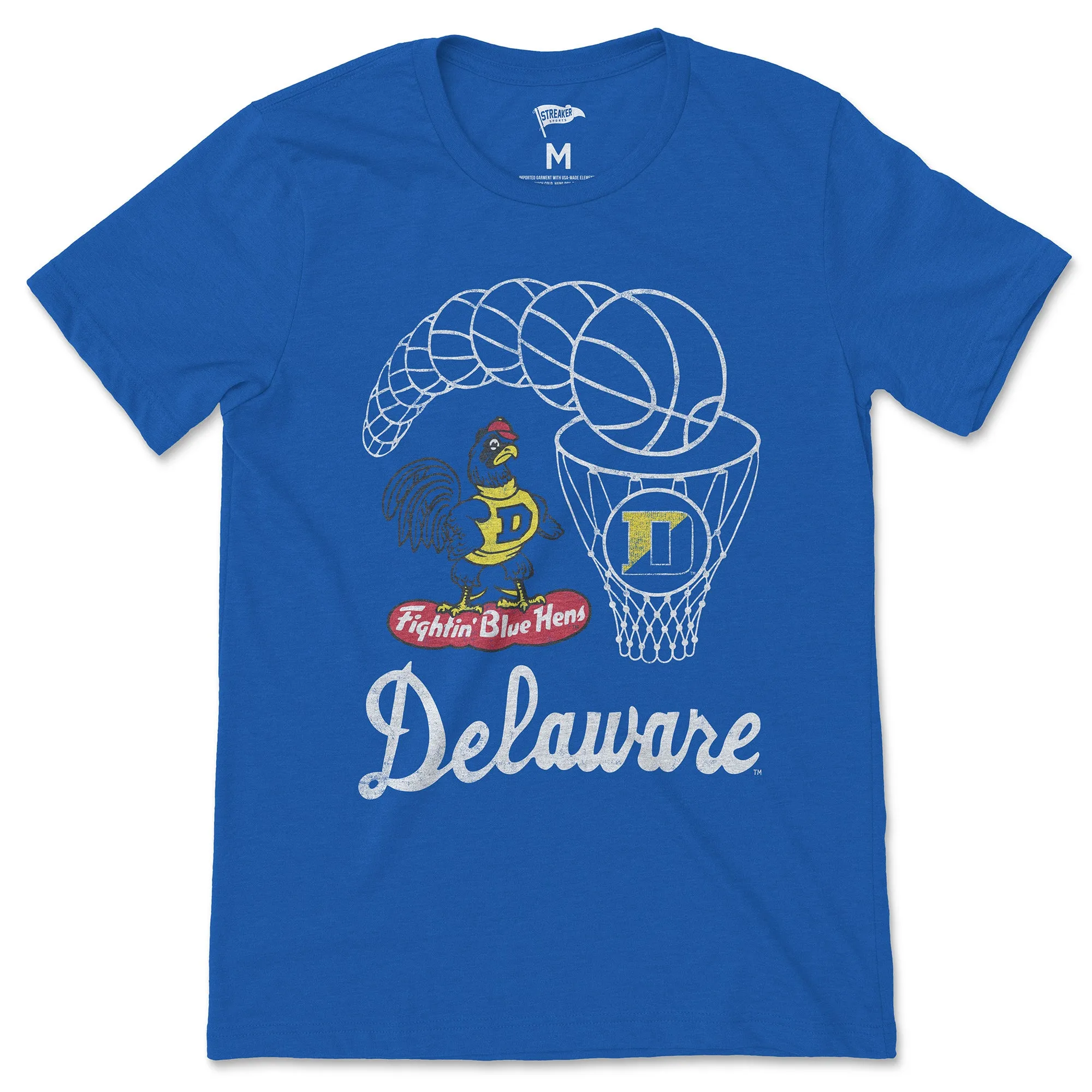 Delaware Vintage Basketball Tee sold by Streaker Sports