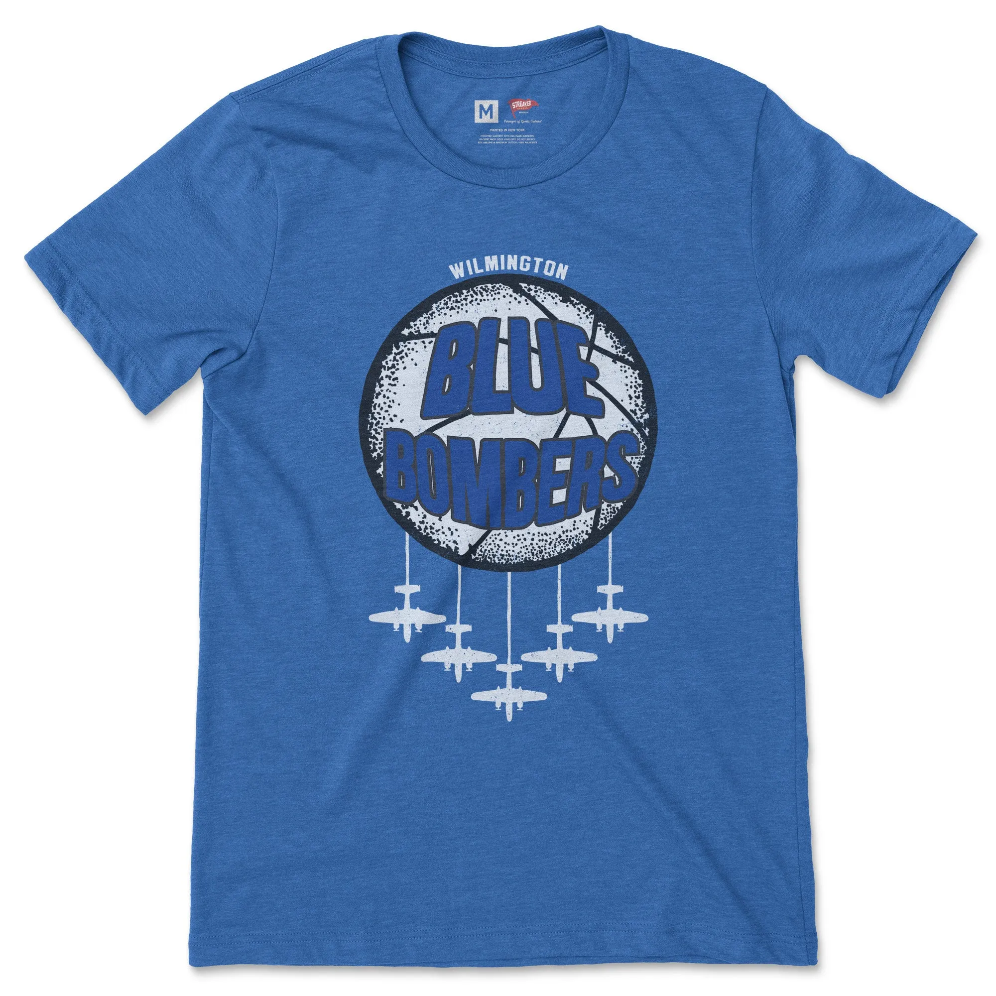 Wilmington Blue Bombers Tee Blue sold by Streaker Sports