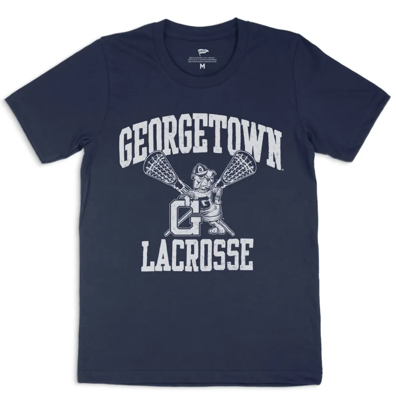 Georgetown Vintage Lacrosse Tee sold by Streaker Sports