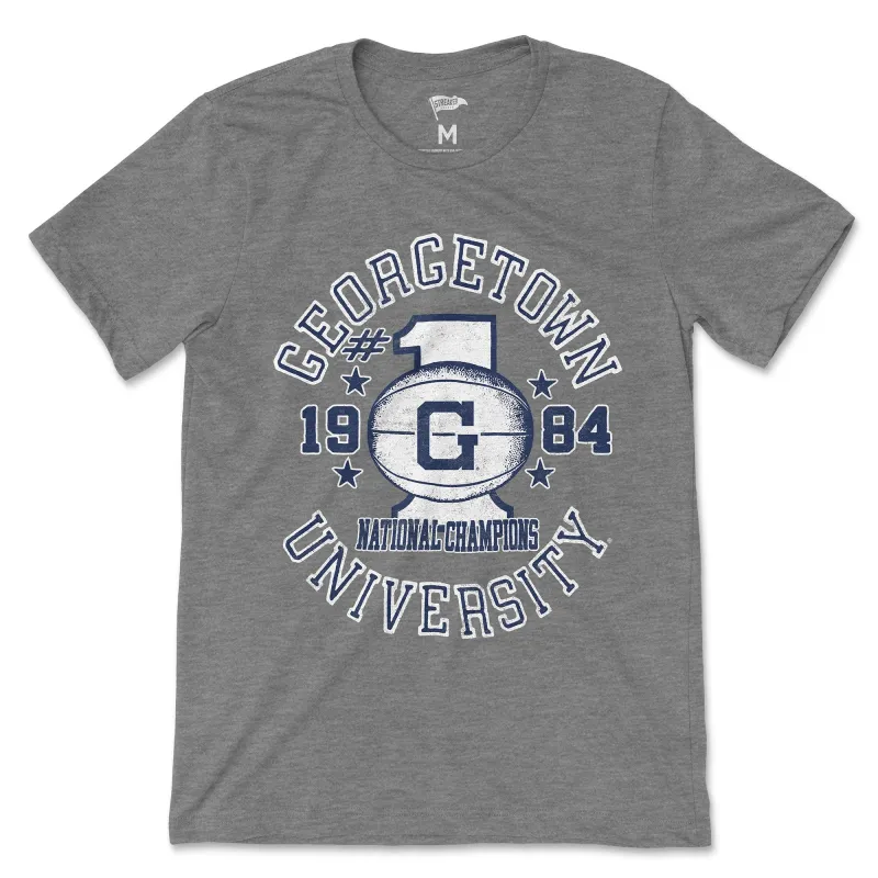 Georgetown Vintage Basketball 1984 National Champions Tee sold by Streaker Sports