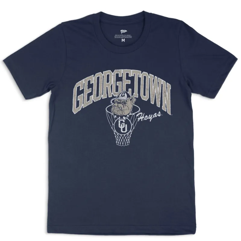 Georgetown Vintage Basketball Tee sold by Streaker Sports