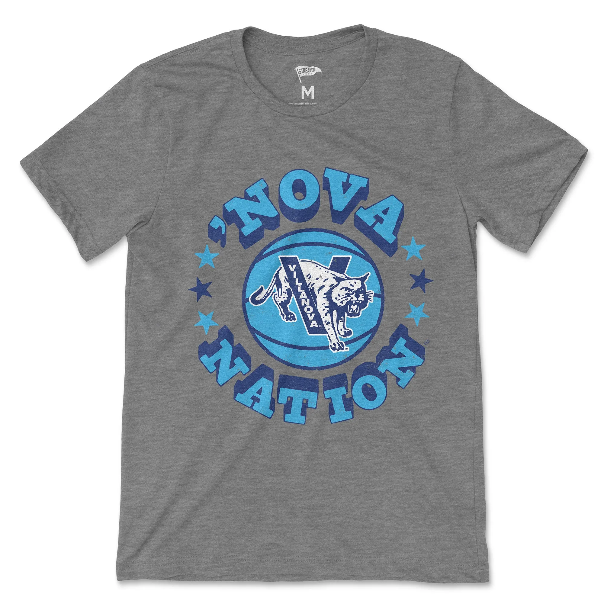 Villanova Vintage 'Nova Nation Tee sold by Streaker Sports