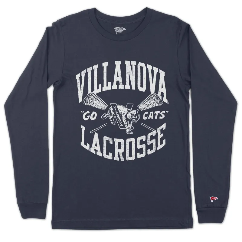 Villanova Vintage Lacrosse Long Sleeve sold by Streaker Sports
