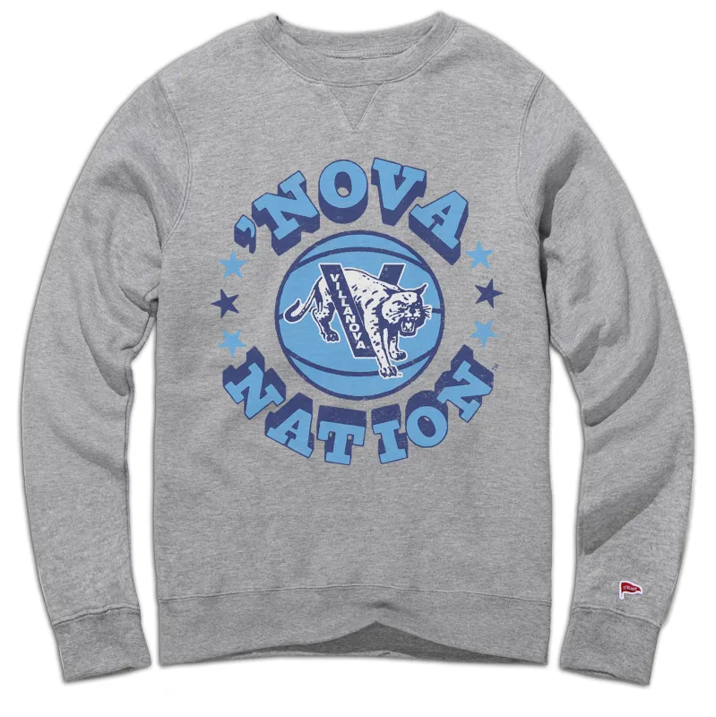 Villanova Vintage 'Nova Nation Crewneck Sweatshirt sold by Streaker Sports