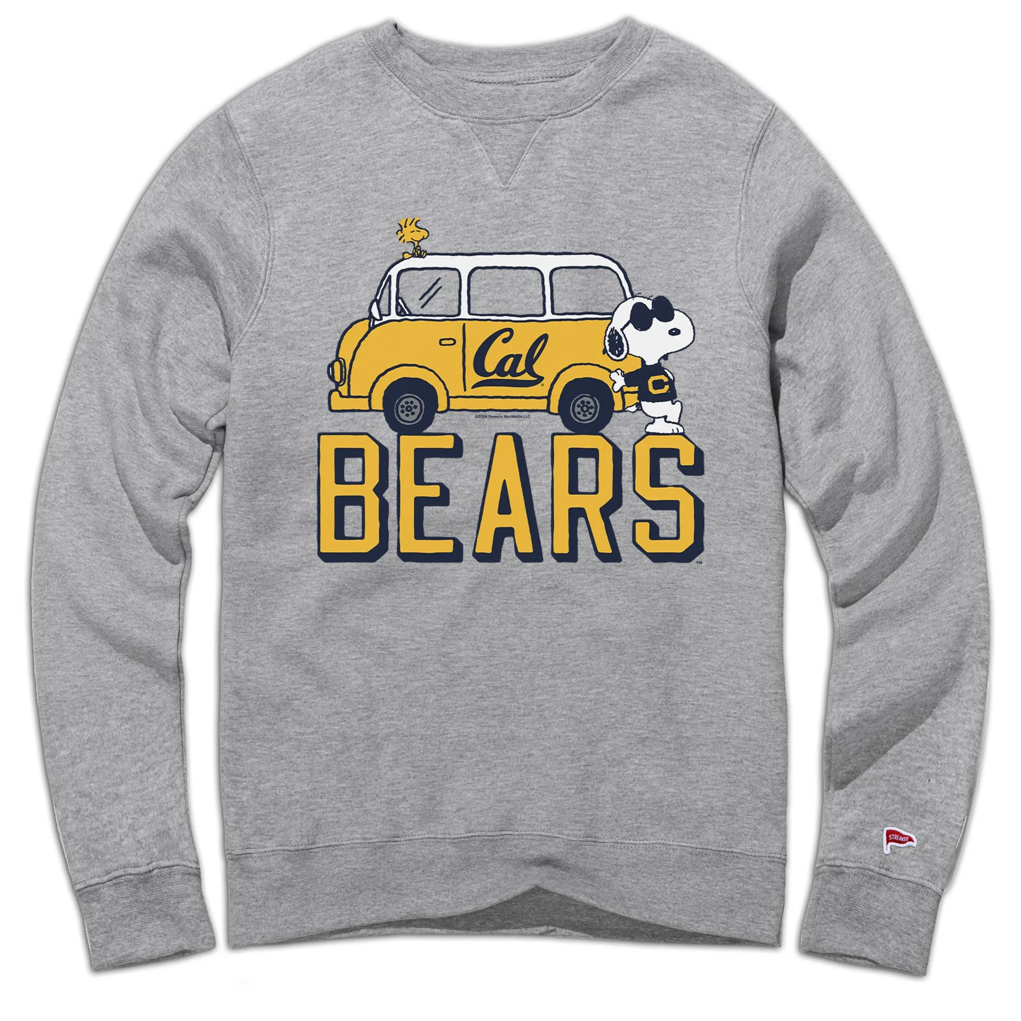 Peanuts x Cal Joe Cool Crewneck Sweatshirt sold by Streaker Sports
