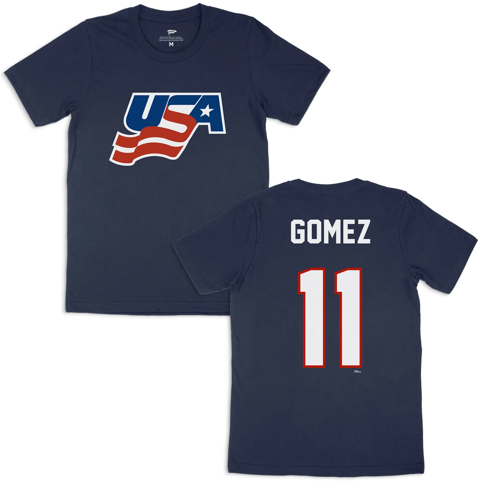 Team USA Scott Gomez Jersey Tee sold by Streaker Sports