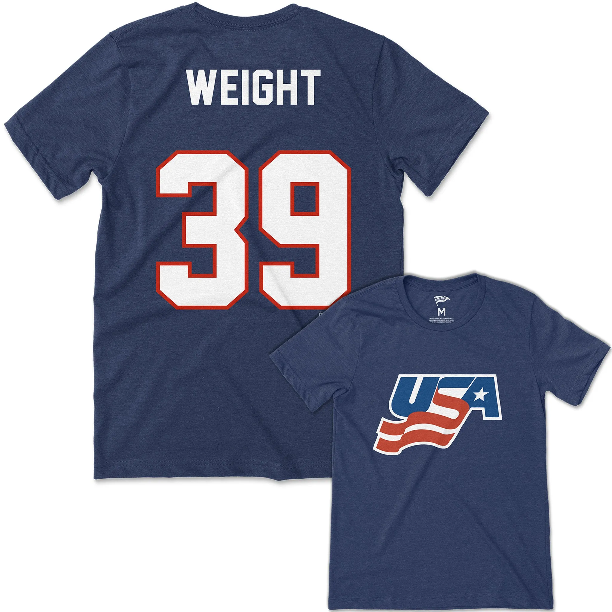 Team USA Doug Weight Jersey Tee sold by Streaker Sports