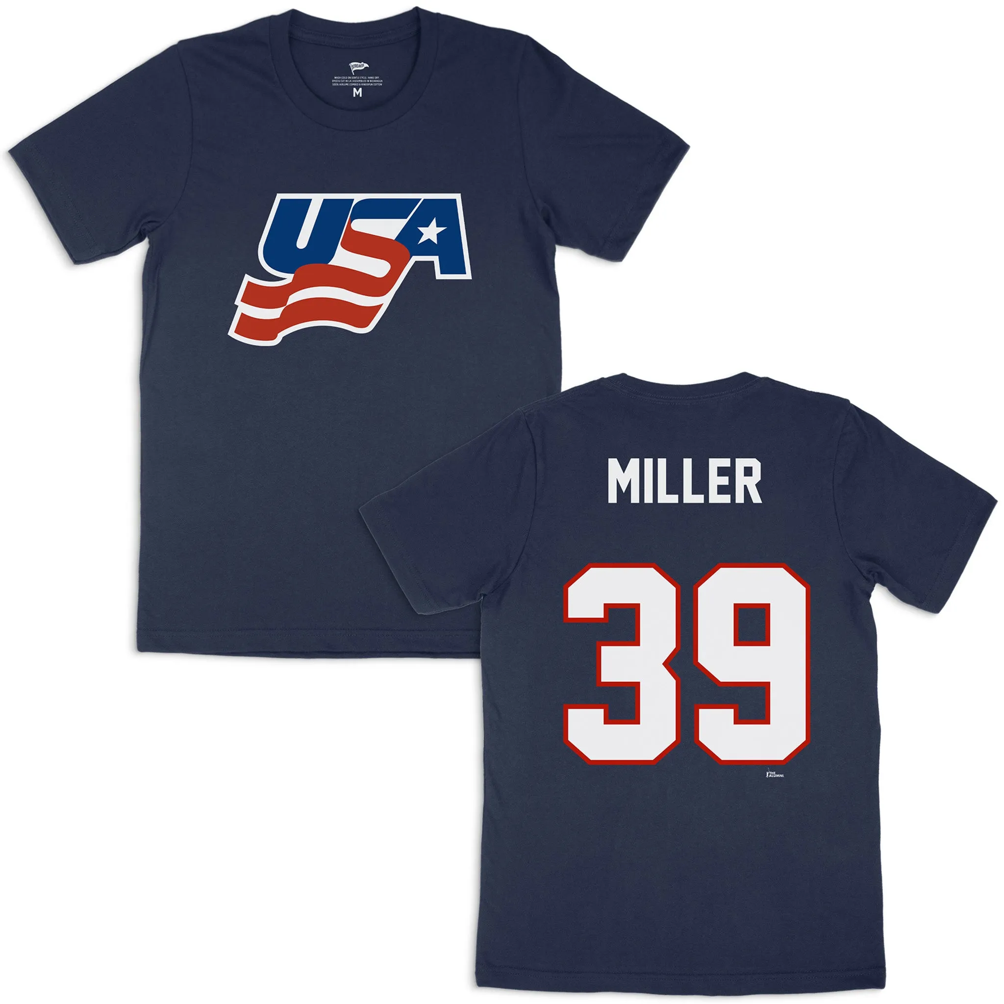 Team USA Ryan Miller Jersey Tee sold by Streaker Sports