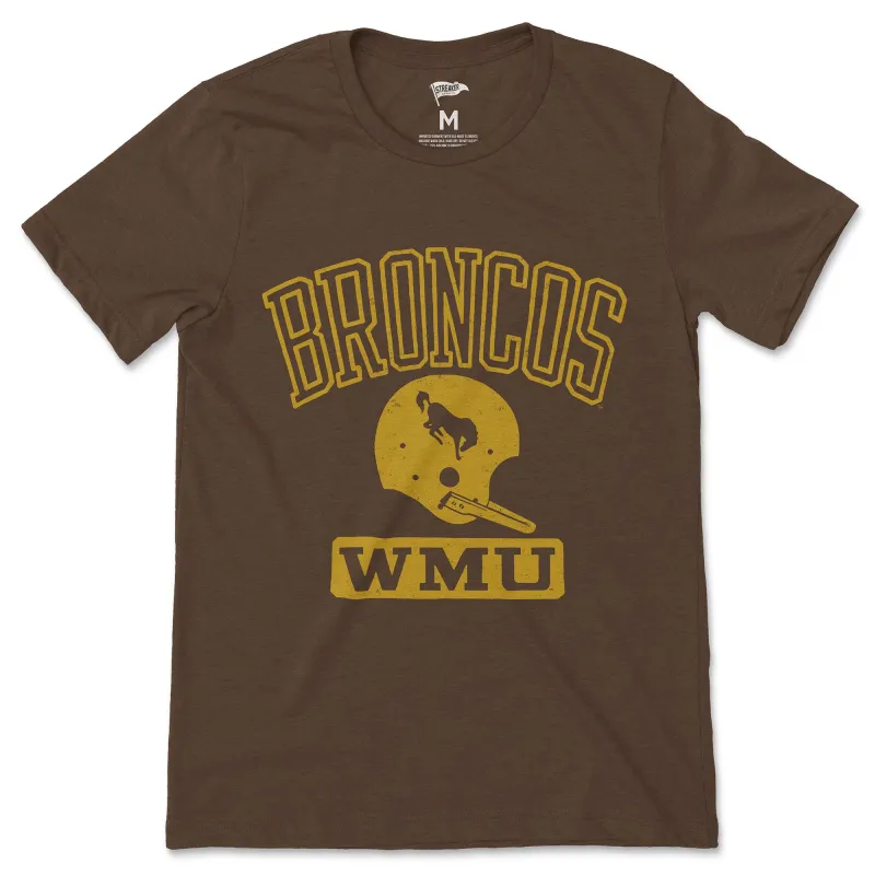 Western Michigan Vintage Football Tee sold by Streaker Sports