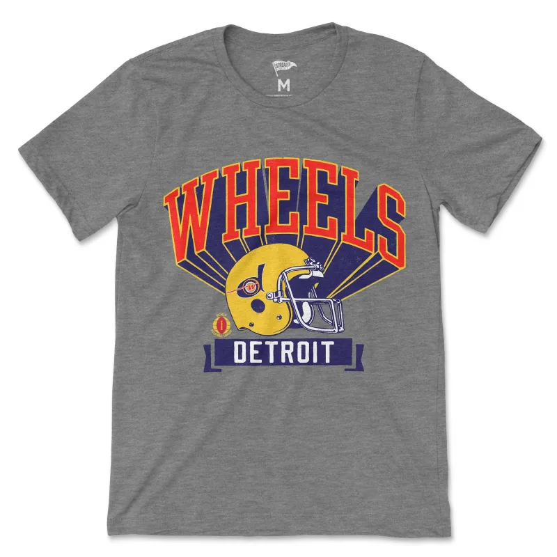 1974 Detroit Wheels Retro Helmet Tee sold by Streaker Sports