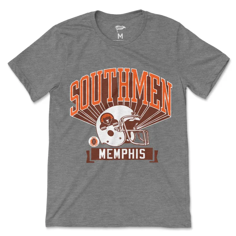 1974 Memphis Southmen Retro Helmet Tee sold by Streaker Sports