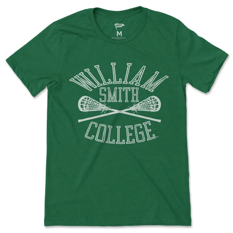 William Smith Vintage Lacrosse Tee made by Streaker Sports