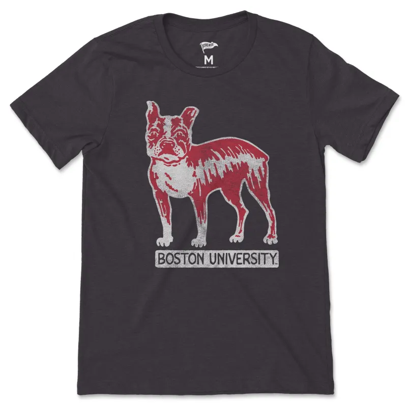 Boston University Vintage Standing Terrier Tee sold by Streaker Sports