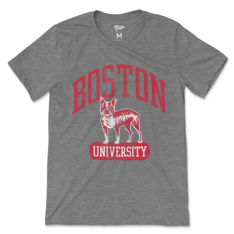 Boston University Vintage Campus Tee sold by Streaker Sports