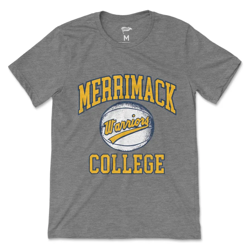 Merrimack Vintage Basketball Tee sold by Streaker Sports