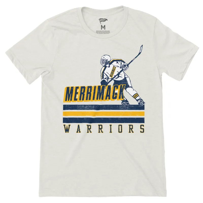 Merrimack Vintage Hockey Tee sold by Streaker Sports