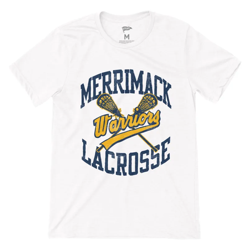 Merrimack Vintage Lacrosse Tee sold by Streaker Sports