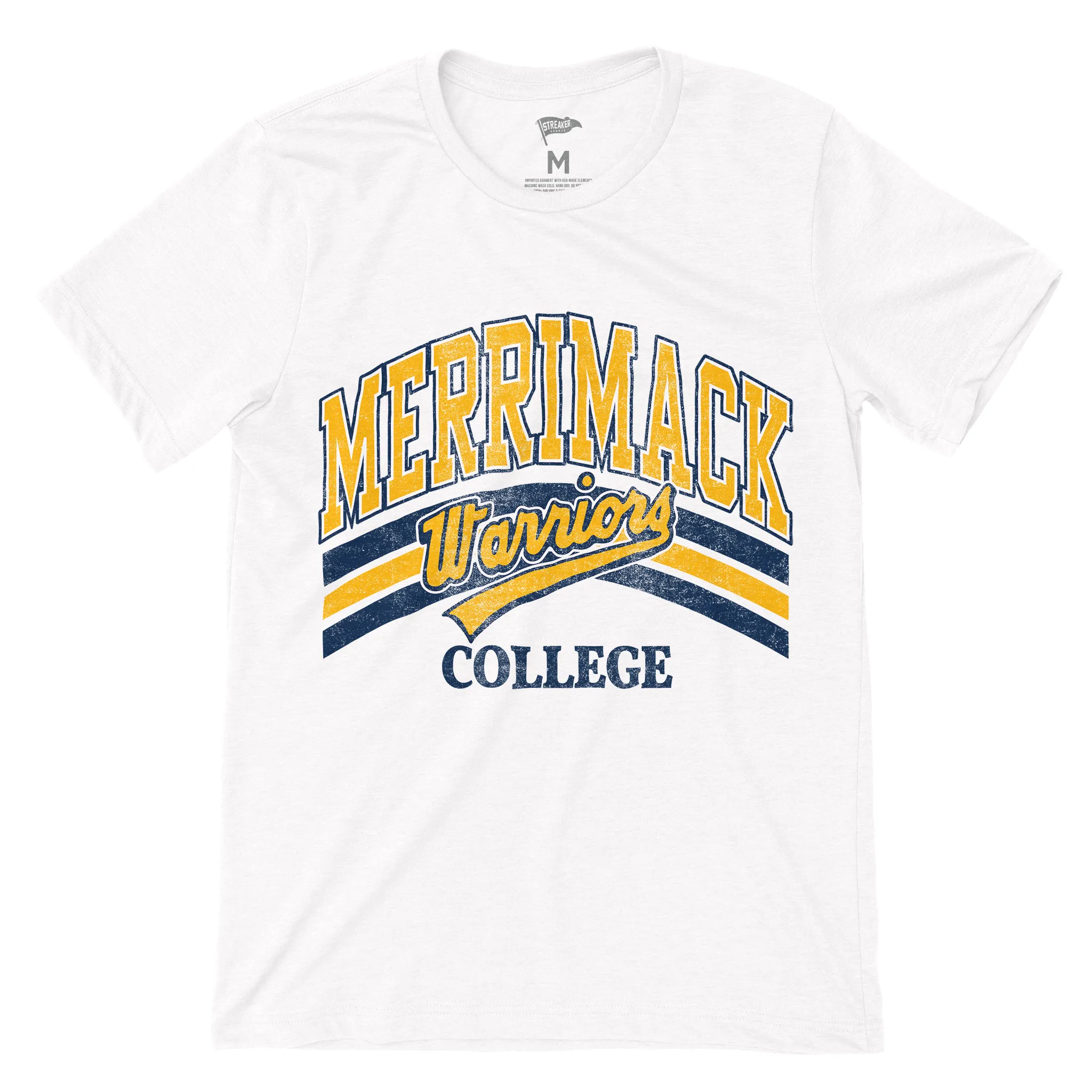 Merrimack Vintage Campus Tee sold by Streaker Sports