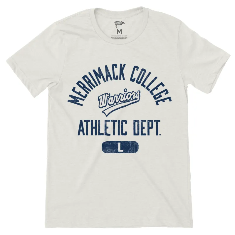 Merrimack Vintage Locker Room Tee sold by Streaker Sports