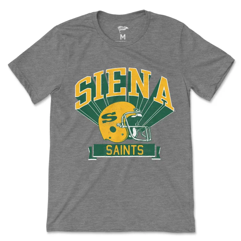 Siena Vintage Football Tee sold by Streaker Sports