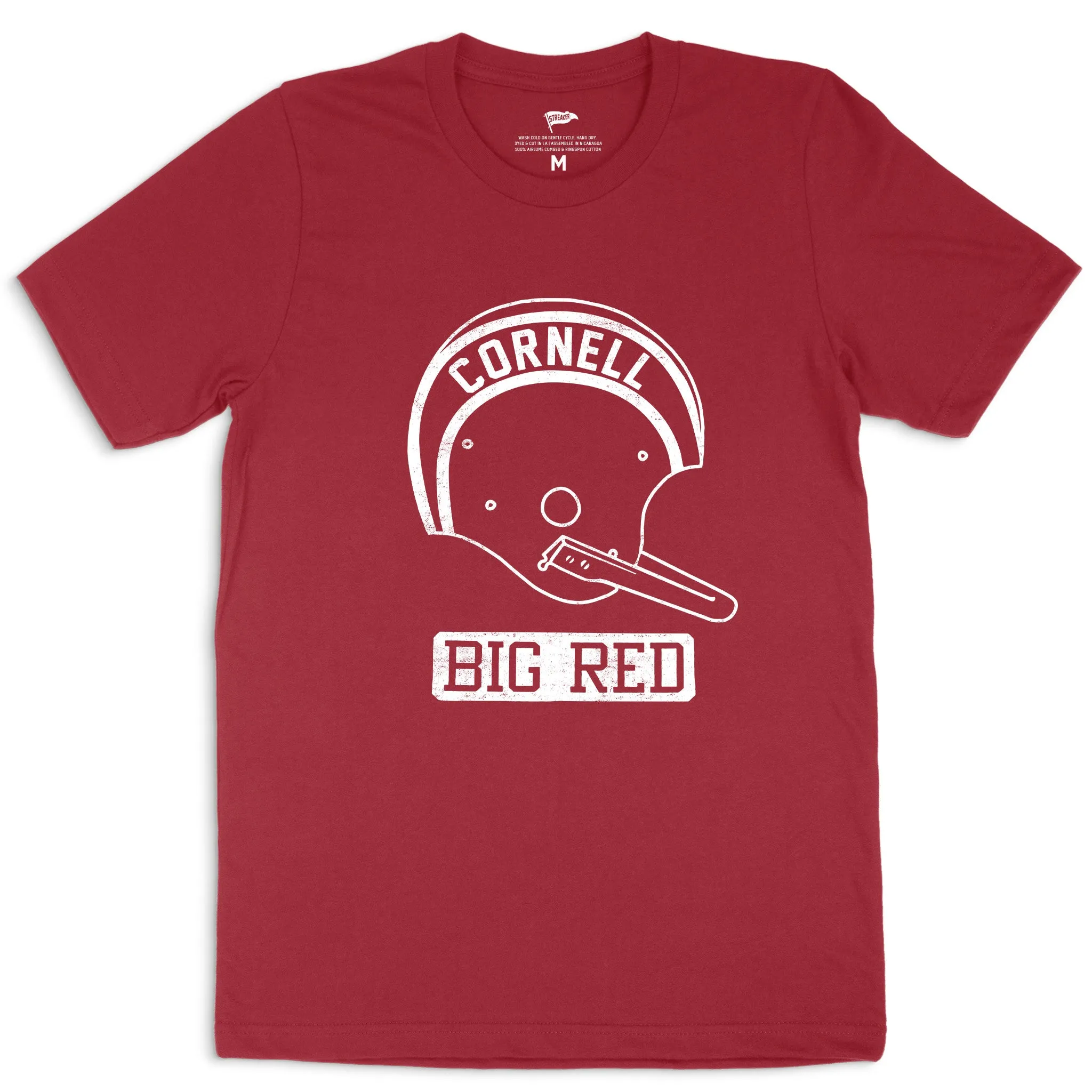 Cornell Vintage Football Helmet Tee sold by Streaker Sports