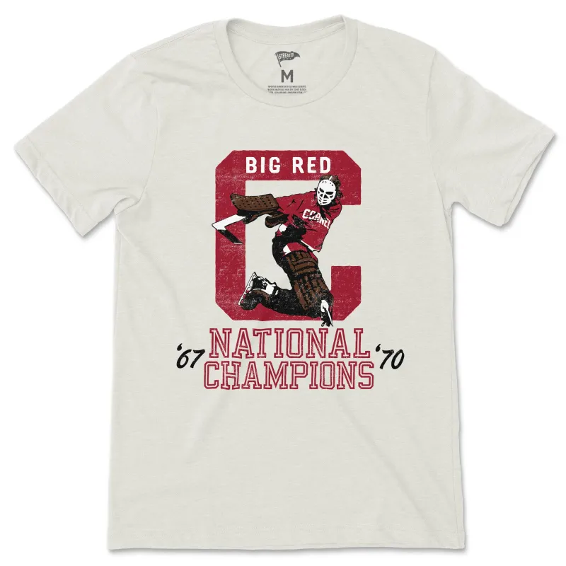 Cornell Vintage Hockey Champions Tee sold by Streaker Sports