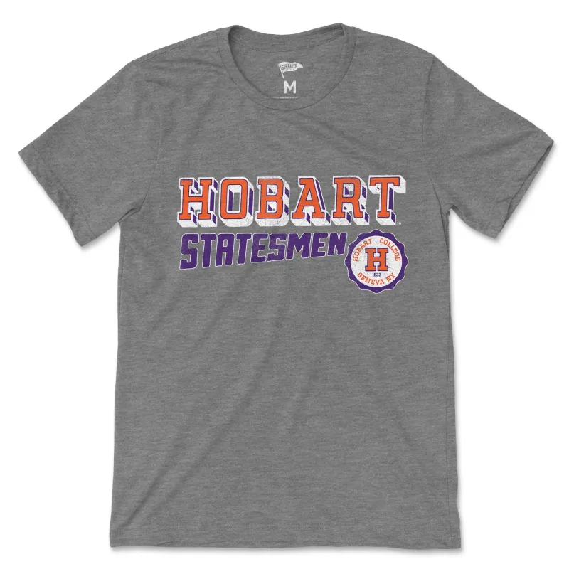 Hobart Vintage Campus Tee sold by Streaker Sports