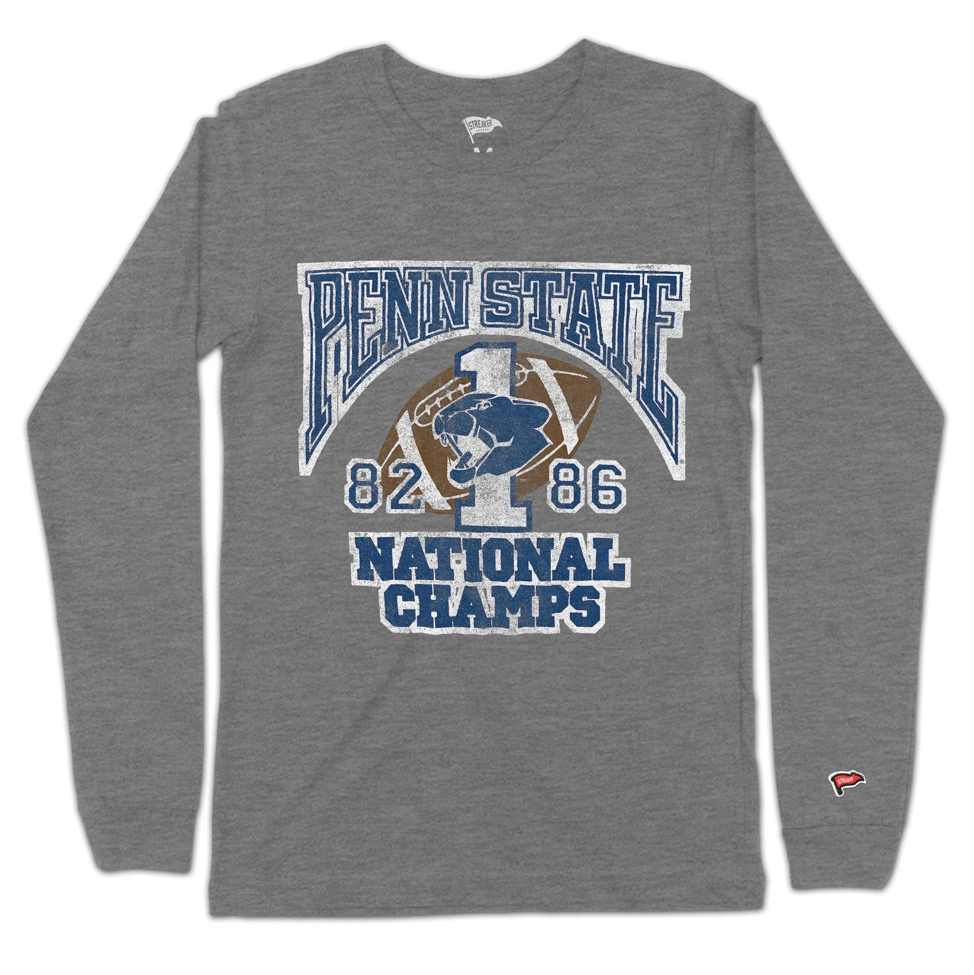 Penn State Vintage Football Champs Long Sleeve sold by Streaker Sports