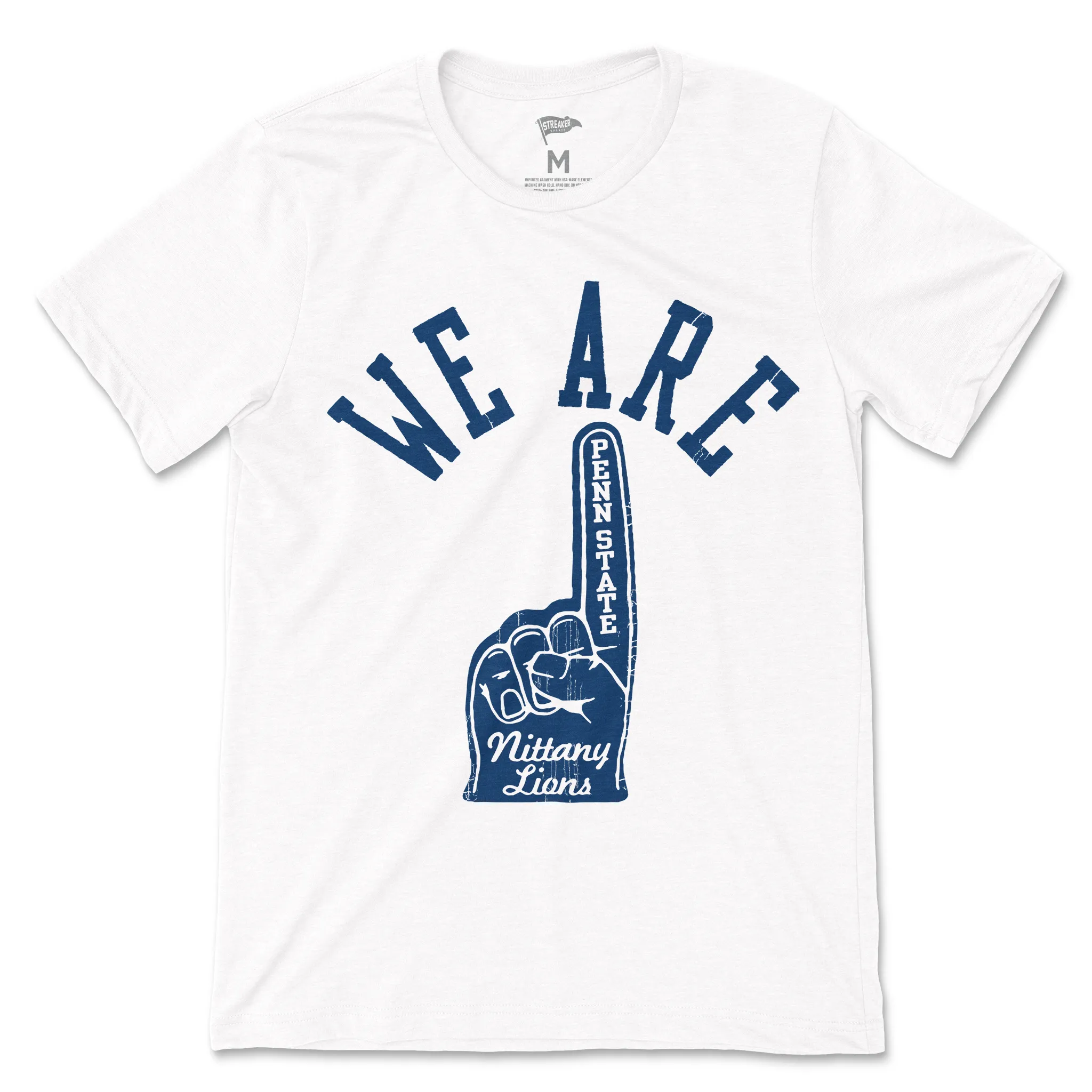 Penn State Vintage Foam Finger Tee sold by Streaker Sports