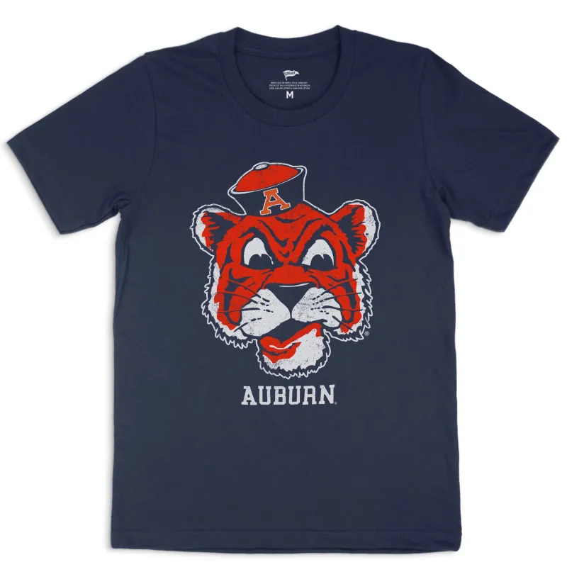 Auburn Vintage Beanie Tiger Tee sold by Streaker Sports