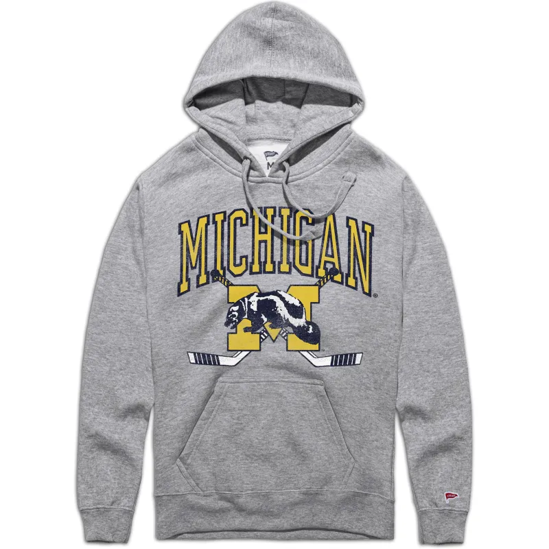 Michigan Vintage Hockey Hoodie sold by Streaker Sports