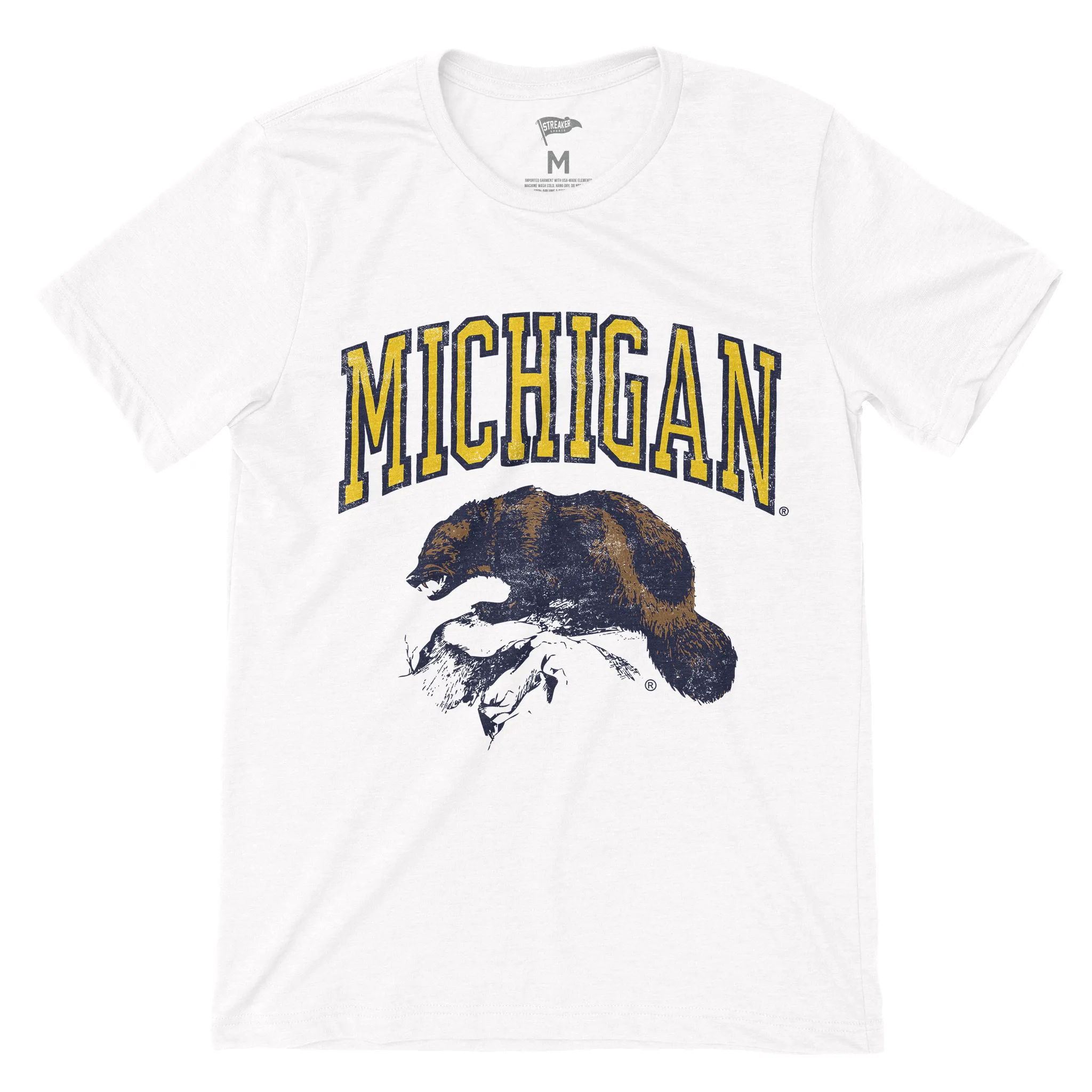 Michigan Vintage Wolverine Tee sold by Streaker Sports