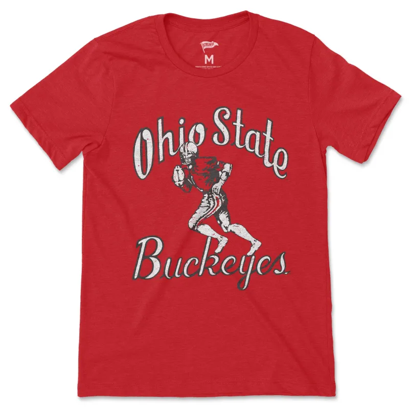 Ohio State Vintage Football Tee sold by Streaker Sports