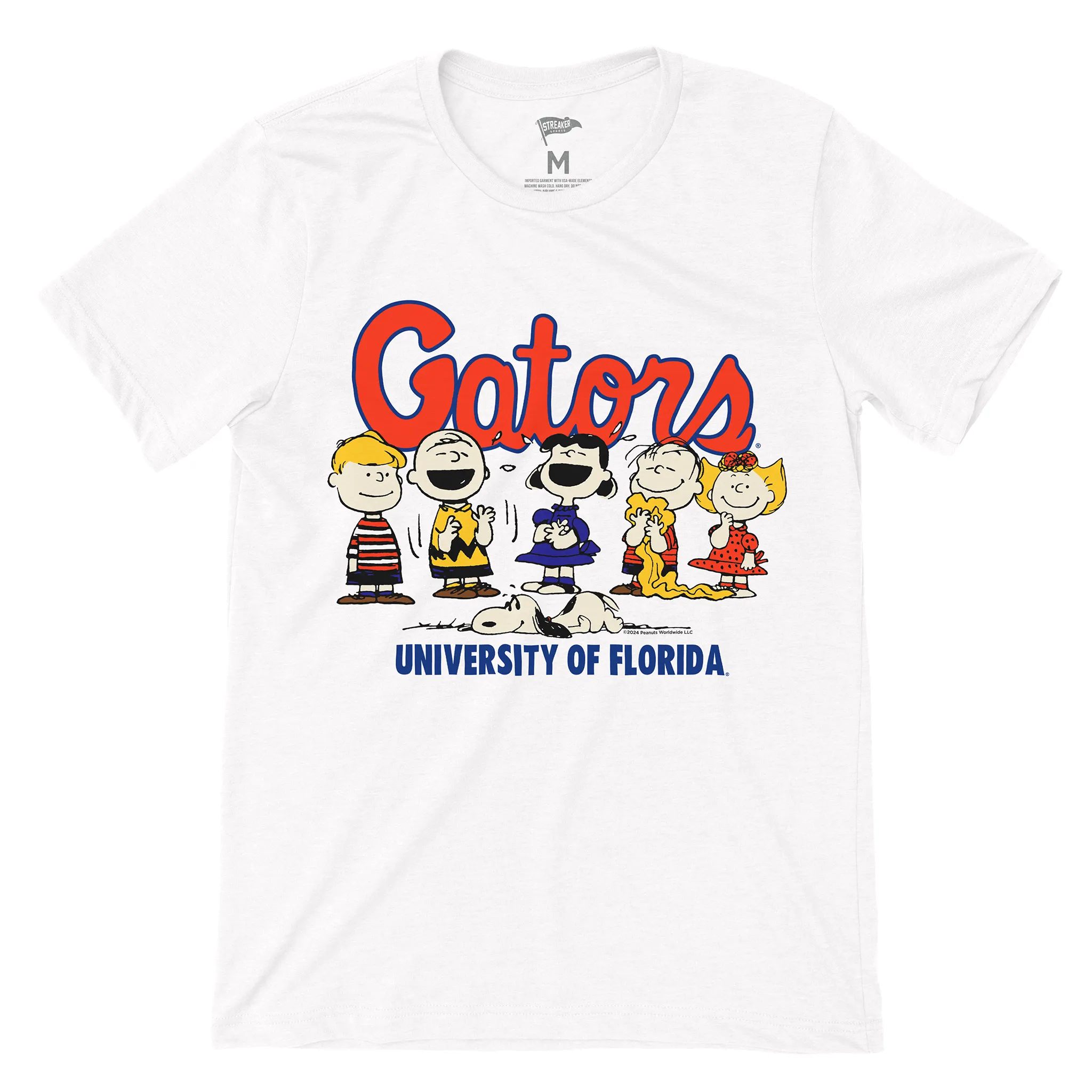 Peanuts x Florida The Gang Tee sold by Streaker Sports