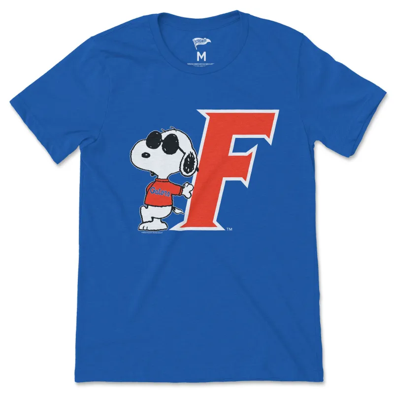 Peanuts x Florida Joe Cool Tee sold by Streaker Sports