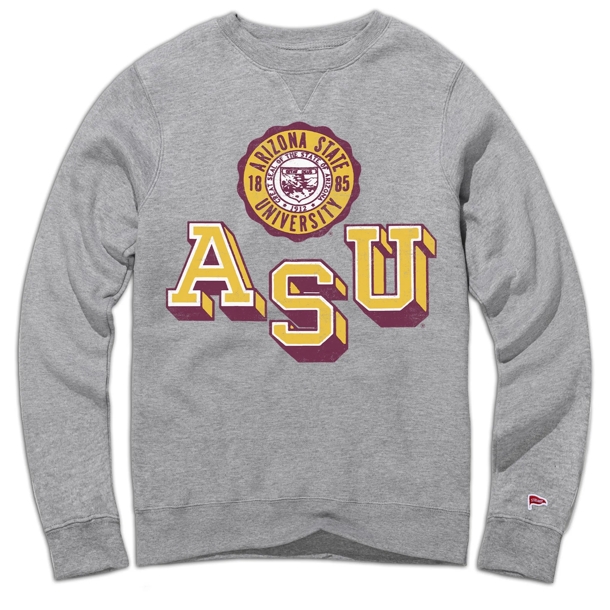 Arizona State Vintage Letterman Crewneck sold by Streaker Sports
