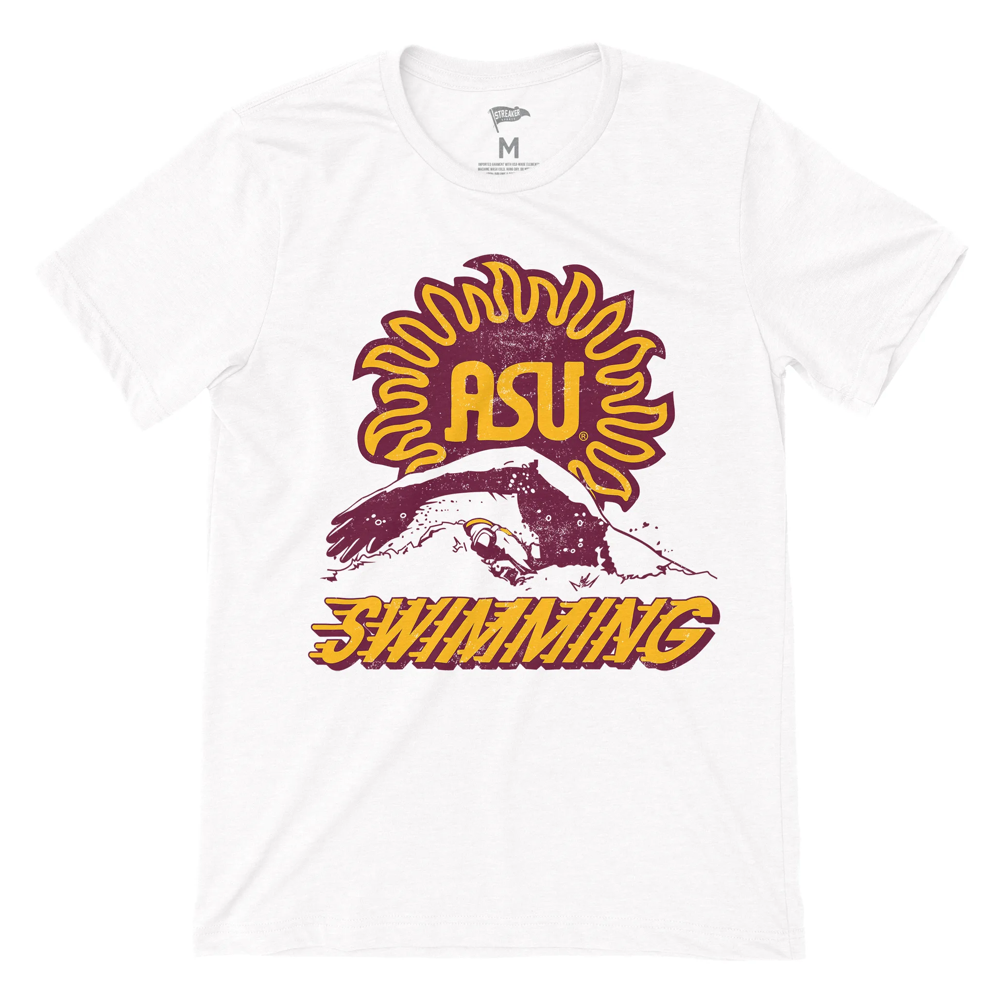 Arizona State Vintage Swimming Tee sold by Streaker Sports