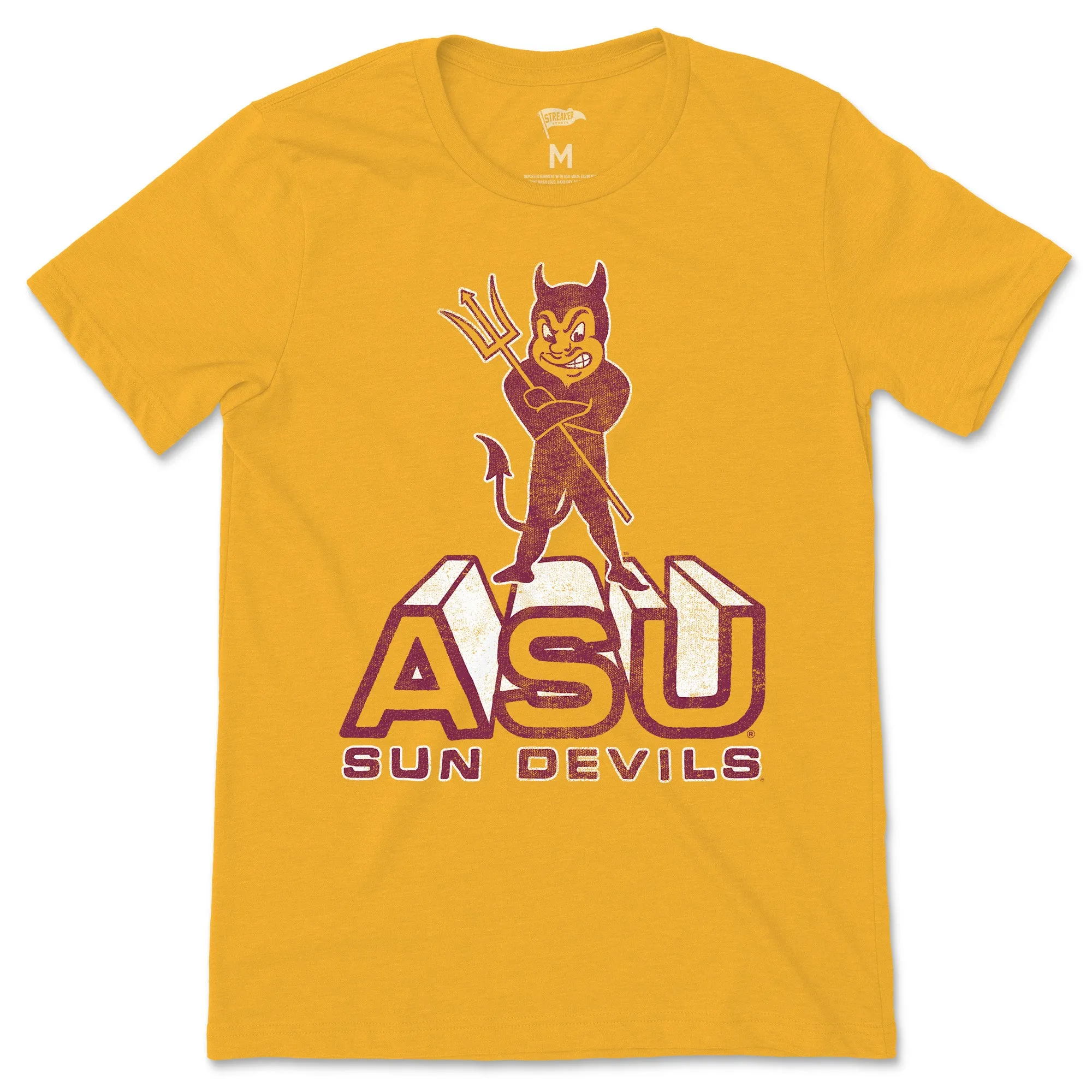 Arizona State Vintage Block Letter Tee sold by Streaker Sports