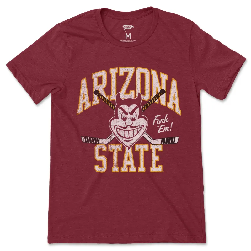 Arizona State Vintage Hockey Tee sold by Streaker Sports