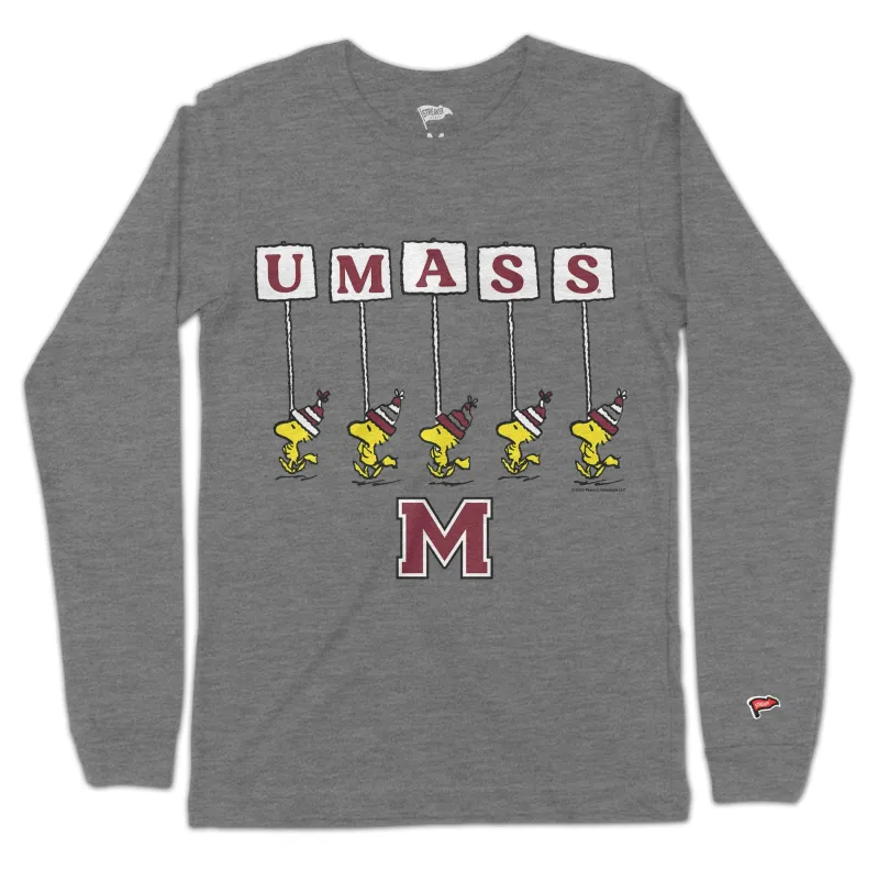 Peanuts x UMass Gameday Long Sleeve sold by Streaker Sports