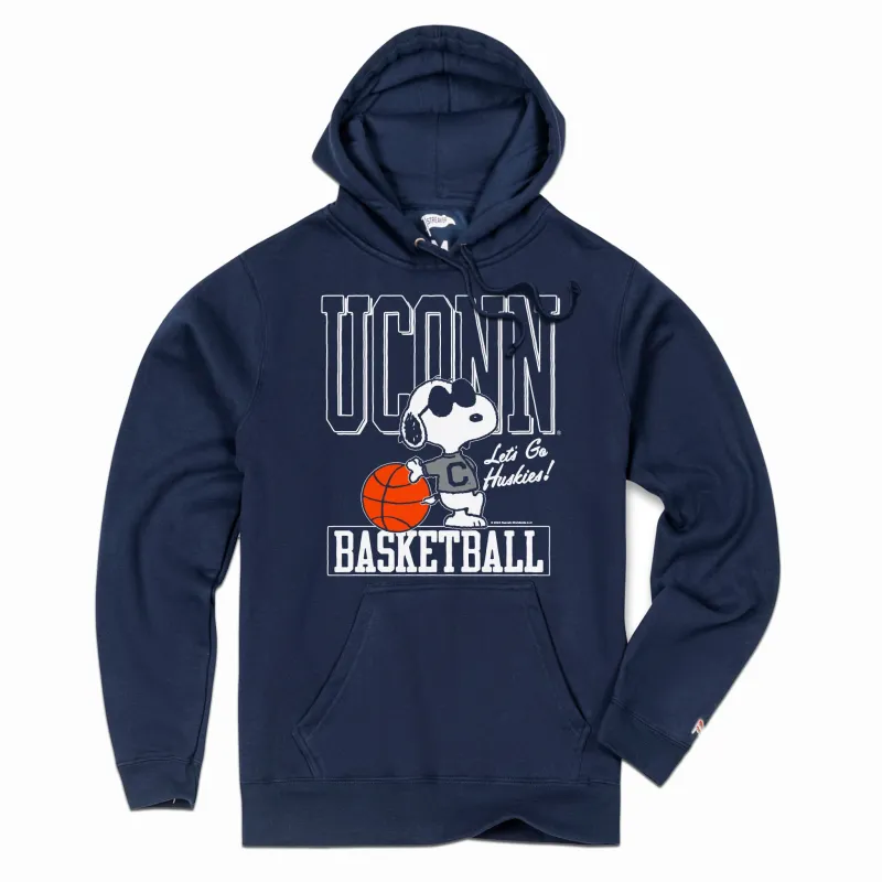 Peanuts x UConn Snoopy Basketball Hoodie sold by Streaker Sports
