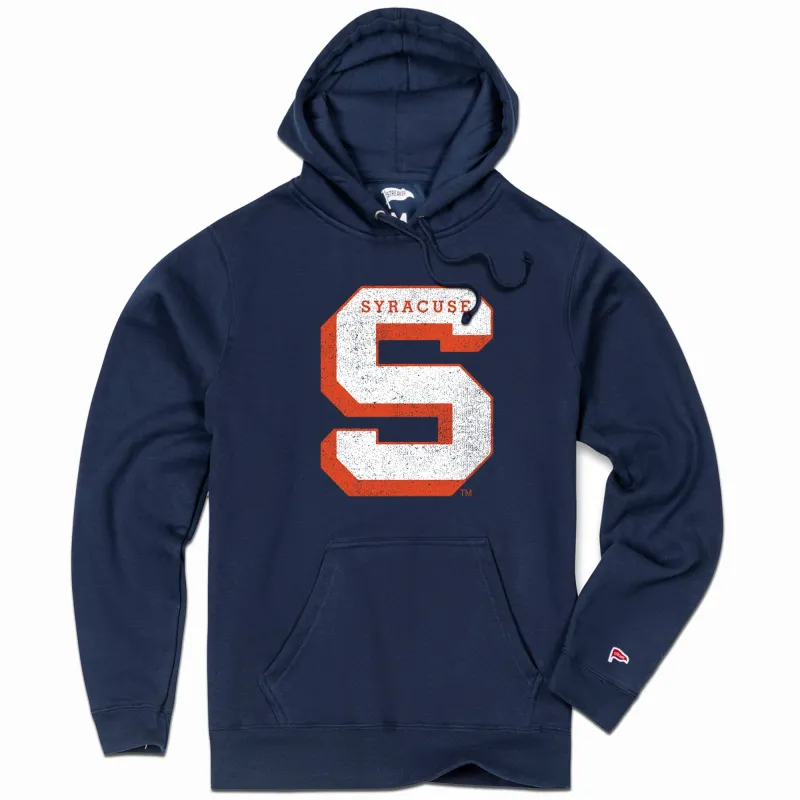 Syracuse Vintage Block S Hoodie sold by Streaker Sports