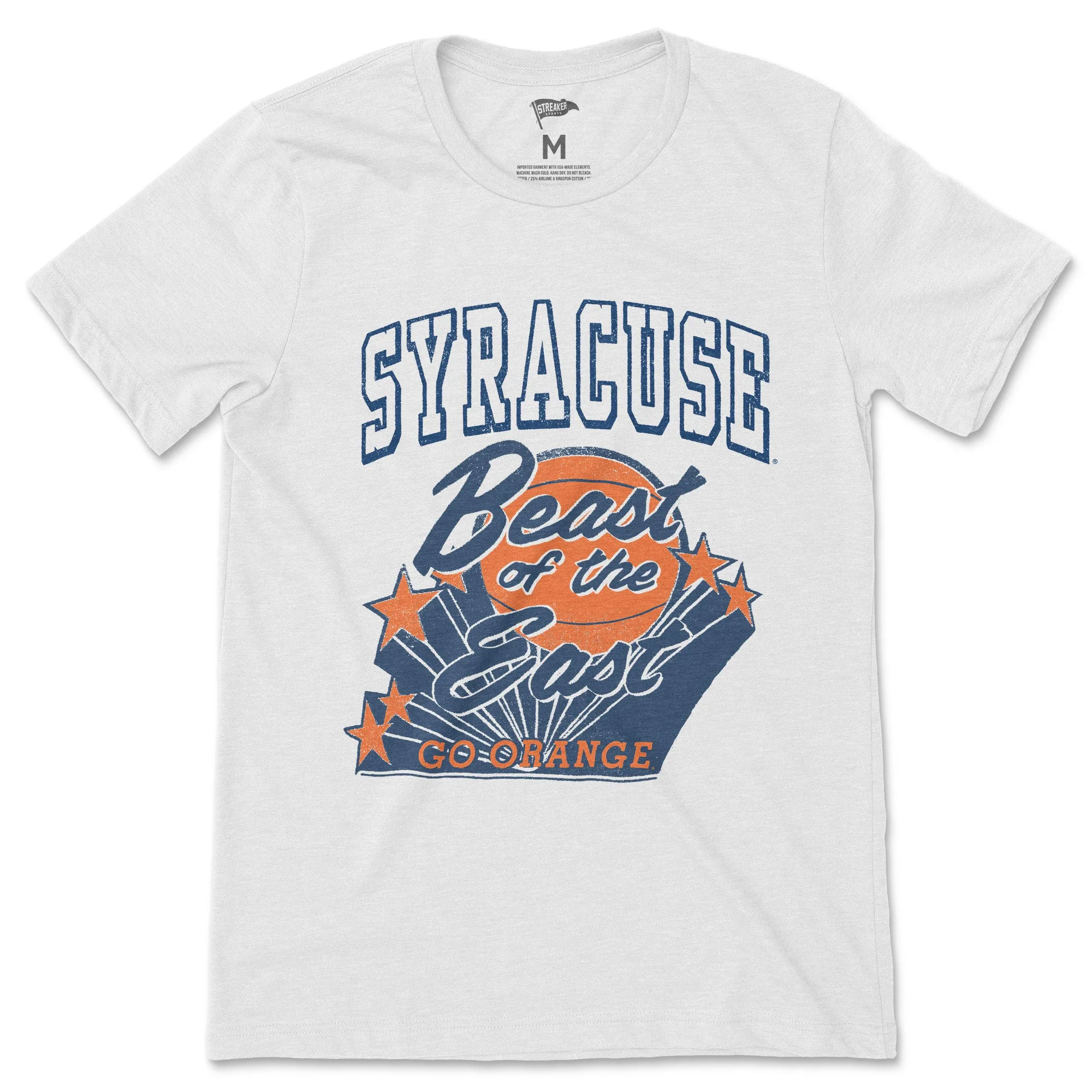 Syracuse Vintage Beast of the East Basketball Tee sold by Streaker Sports