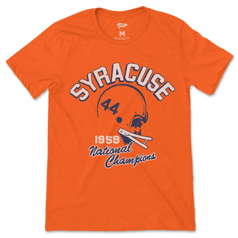 Syracuse Vintage 1959 Football Champions Tee sold by Streaker Sports