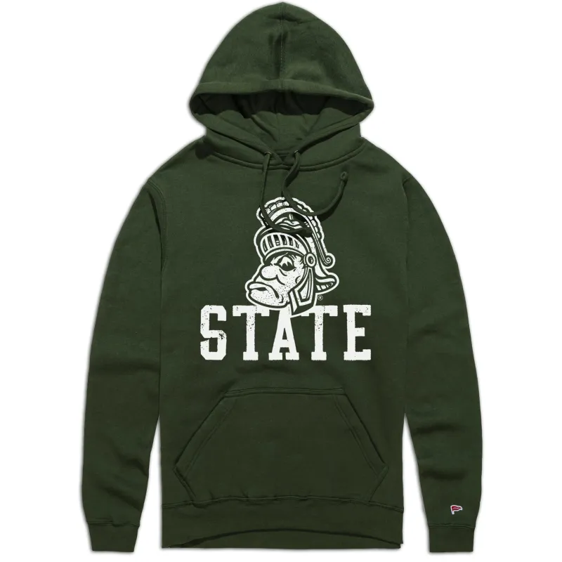 Michigan State Vintage Gruff Sparty Hoodie sold by Streaker Sports