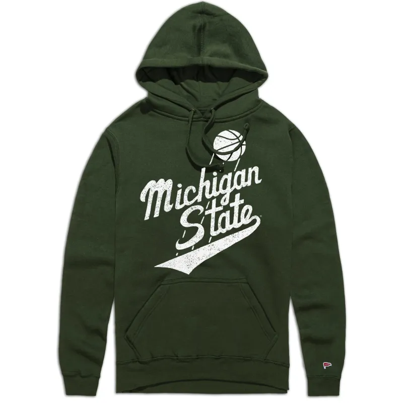 Michigan State Vintage Basketball Hoodie sold by Streaker Sports