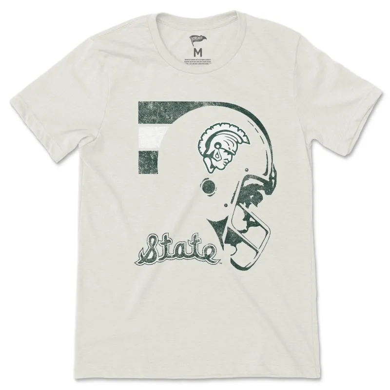 Michigan State Vintage Football Tee sold by Streaker Sports