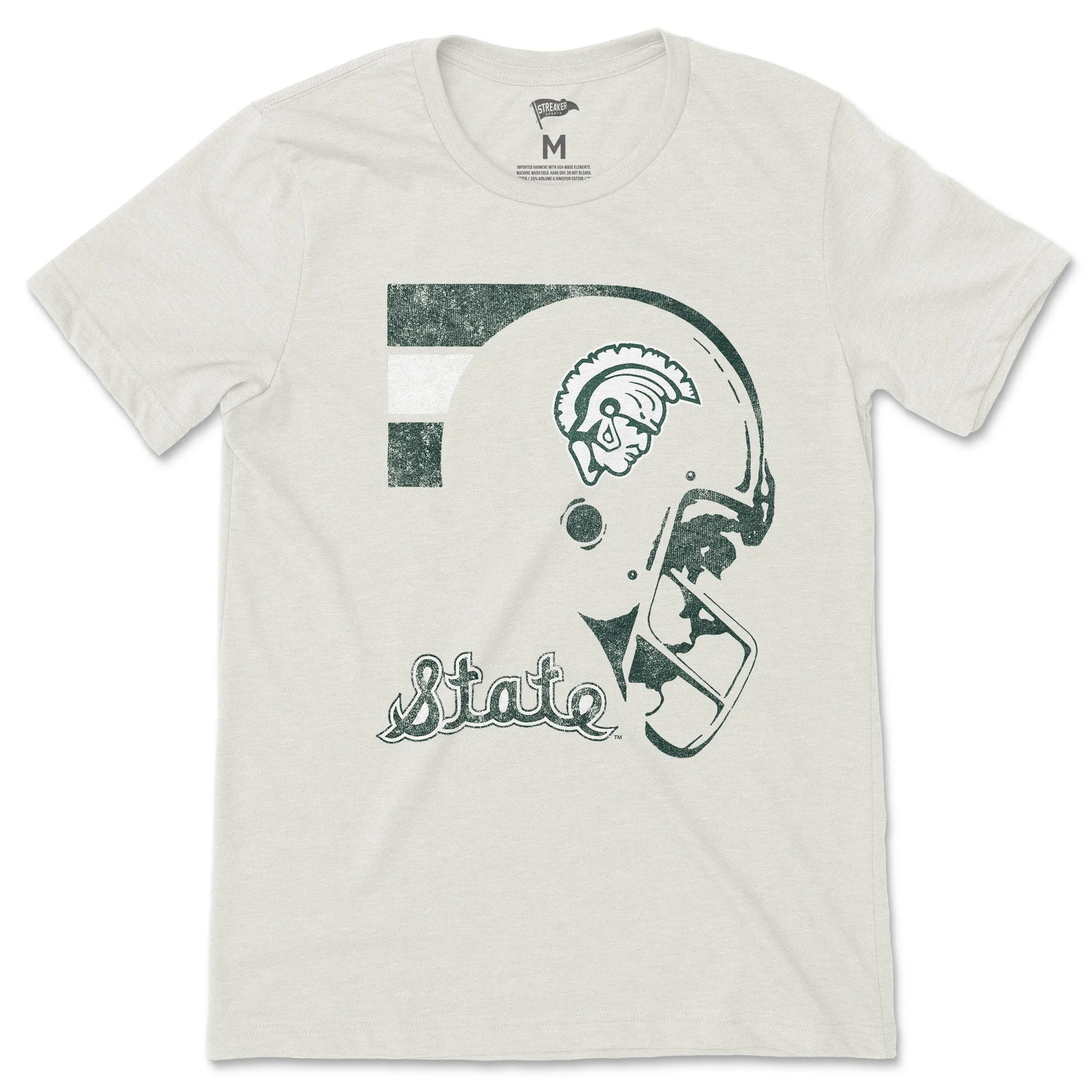 Michigan State Vintage Football Tee sold by Streaker Sports