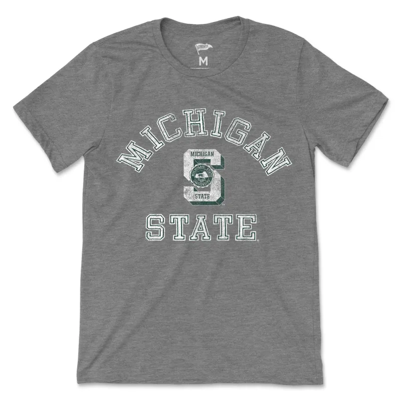 Michigan State Vintage Standard Issue Tee sold by Streaker Sports